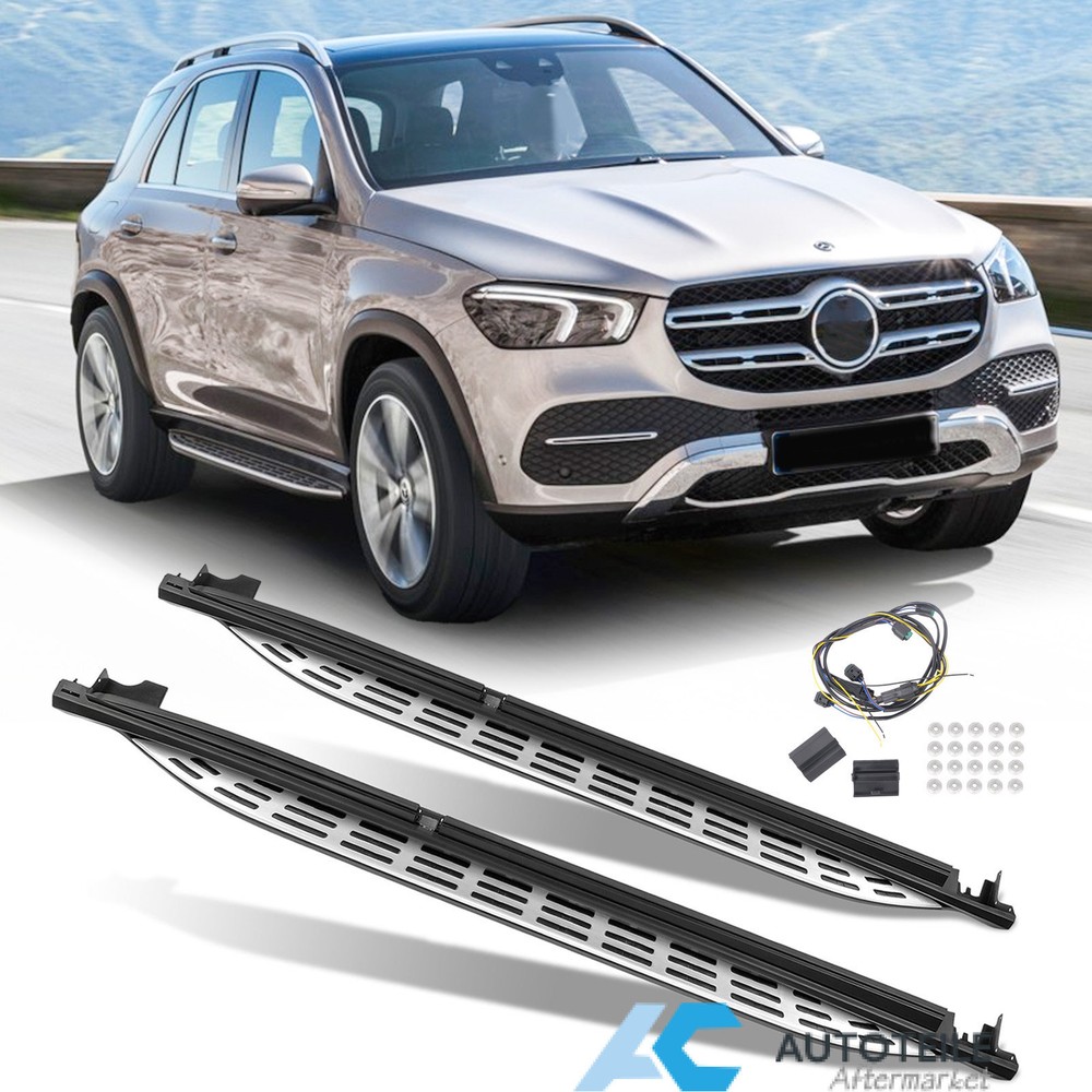 For 2019- Mercedes Benz GLE SUV W167 Illuminated LED Running Boards Side Step