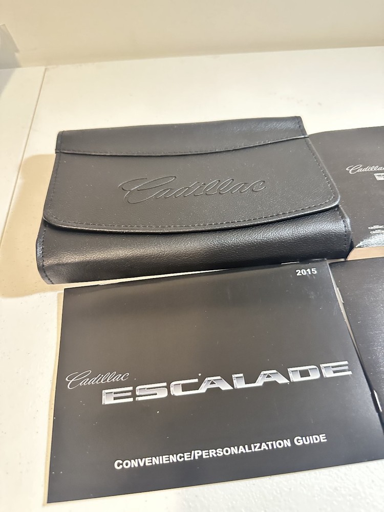 Cadillac Escalade Owner's Manuals 2015 Set
