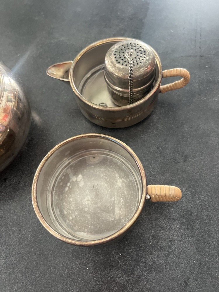 Antique Silver Plated Tea Set