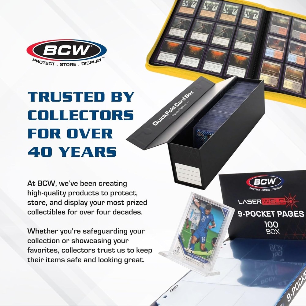 Compact 800ct Trading Card Organizer - 3 Pack for Seamless Storage Solutions