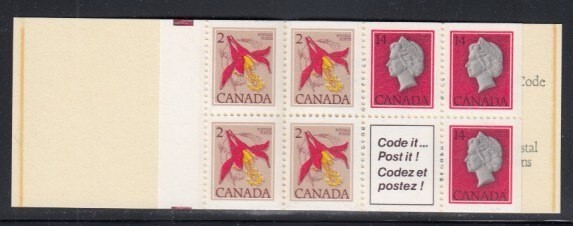 CANADA Hepatica MNH booklet