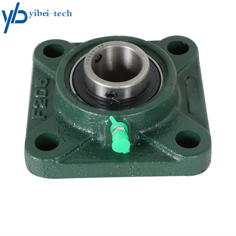 UCF205-16 Solid Base Pillow Block Flange Mounted Bearing 1" Bore 4 Bolt (2 Pcs)