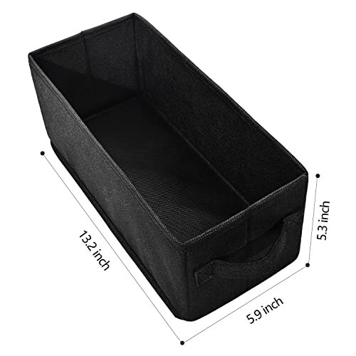 CD Storage Boxes - Pack of 4 CD Case Storage - 13.2" x 5.9" x 5.3" Container ...