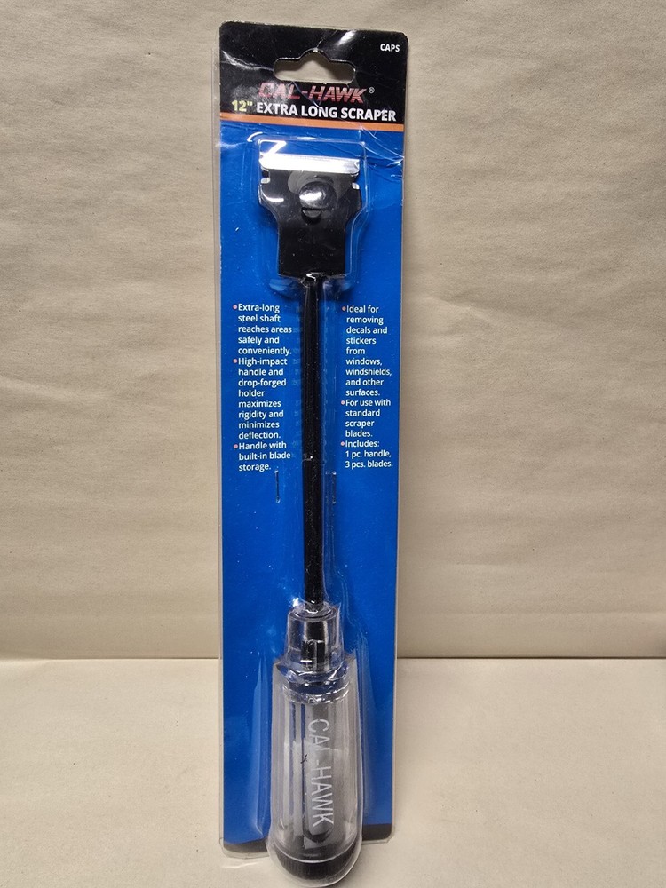 12" Extra Long Reach Scraper Razor-blade Scraper