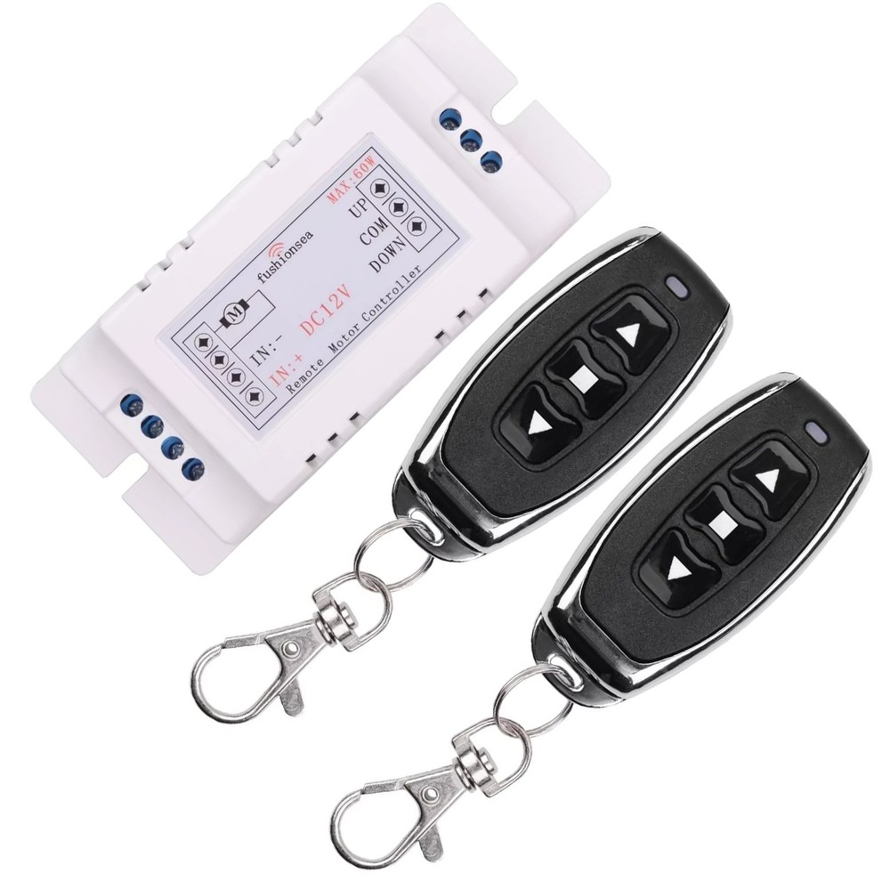 Motor Wireless Remote 12V Switch 2 Channel Universal Remote Control RF433MHz
