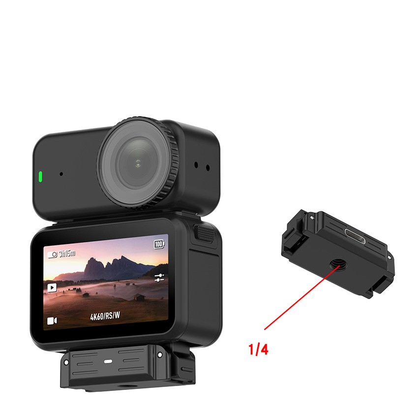 Charging Adapter Base Magnetic Quick-Release Adapter for DJI Osmo Nano/Active6