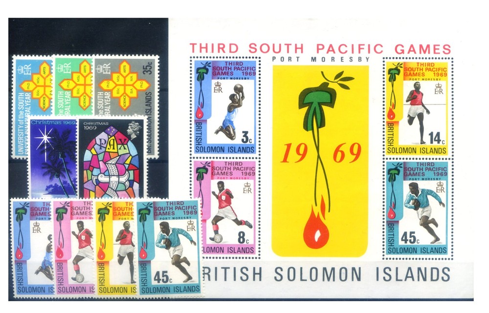 Solomon Islands. Complete 1969 vintage.