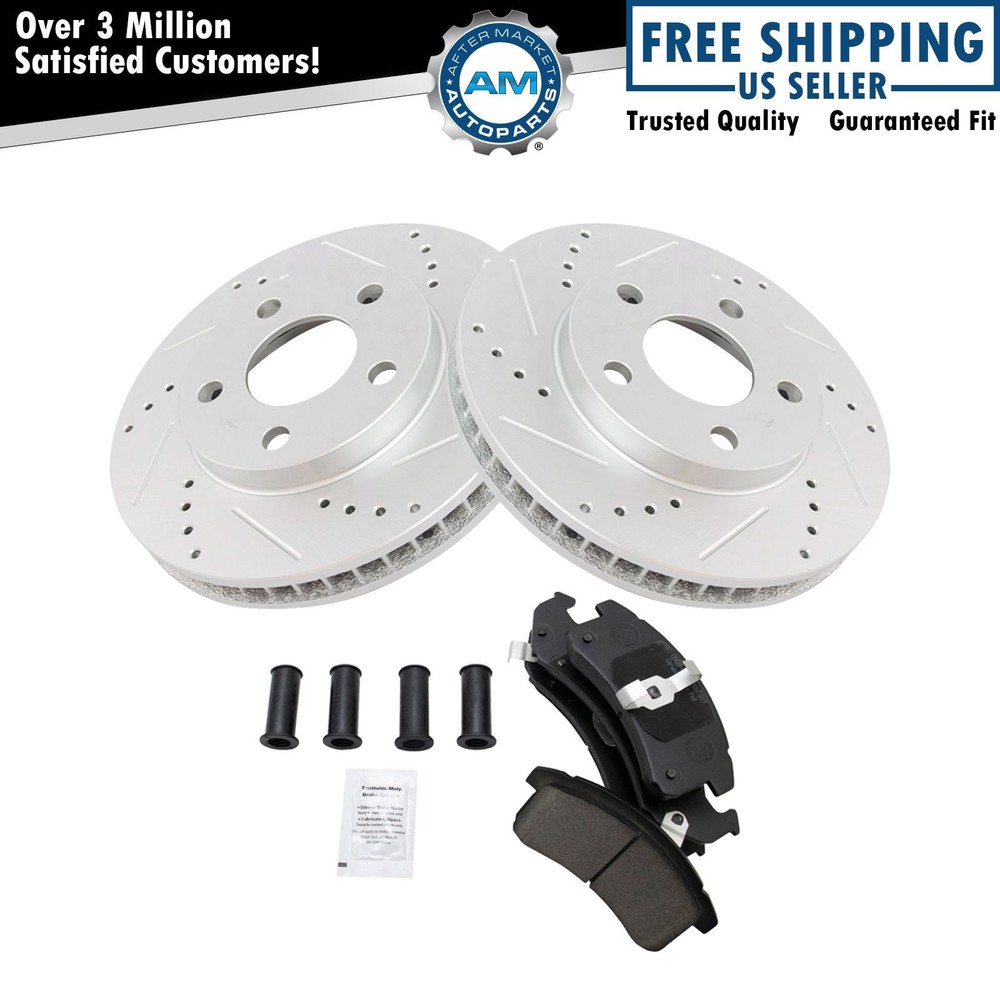 Ceramic Brake Pad & Performance Rotor Front Set for Century Venture
