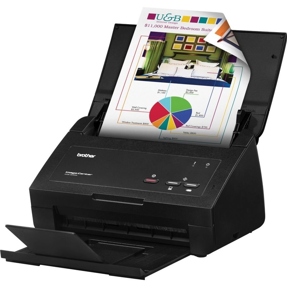 Brother ImageCenter, High-Speed Desktop Document Scanner ADS-2000e Multiple-Page