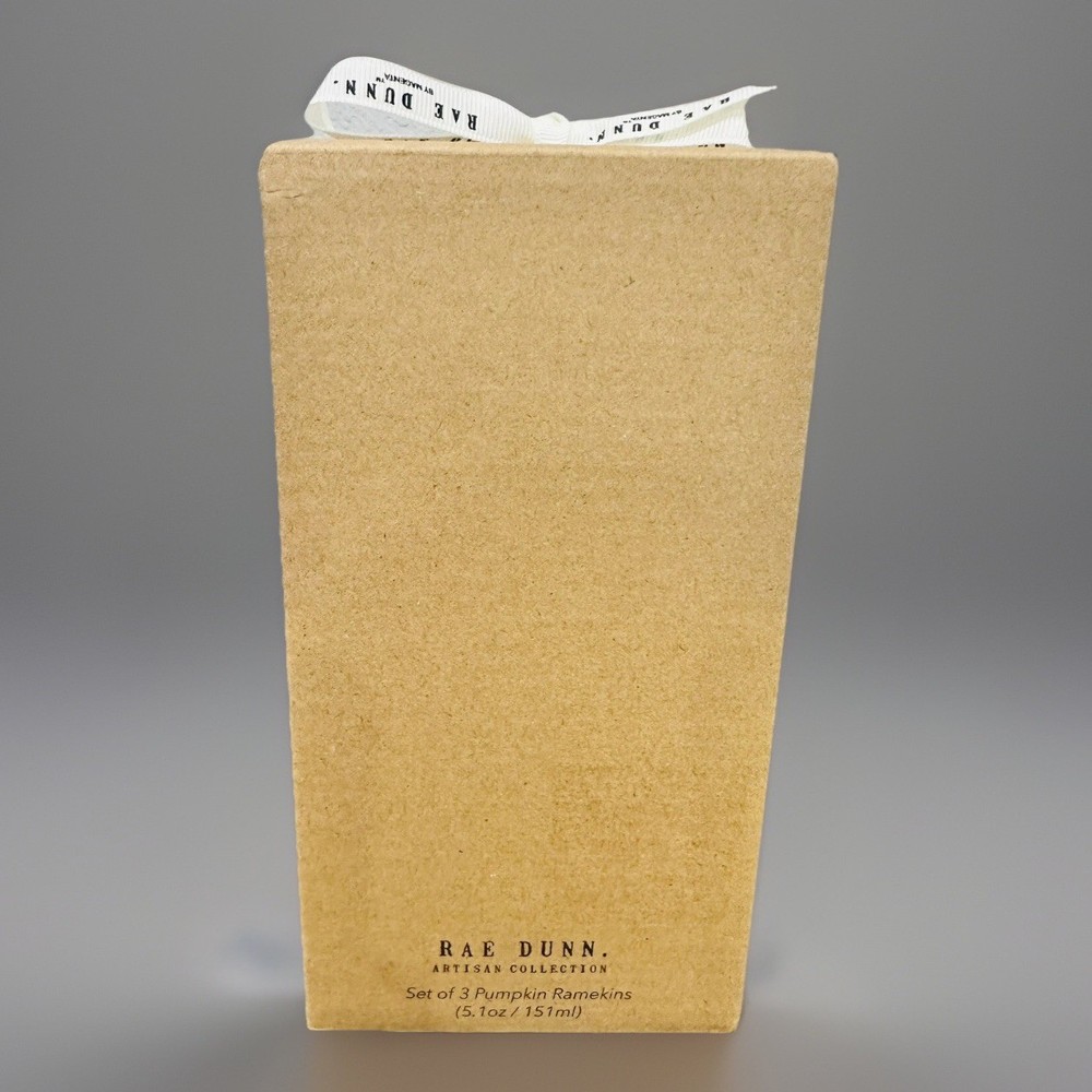 RAE DUNN 3pc Ramekin Pumpkin Set