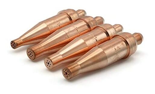 Flame Tech Scorpion Tip Acetylene Victor Style Cutting Torch Tip Kit - Sizes 0