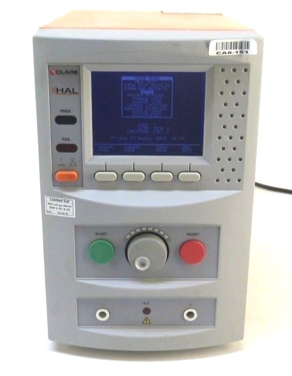 Clare Instruments HIPOT/Flash & IR Tester HAL 101