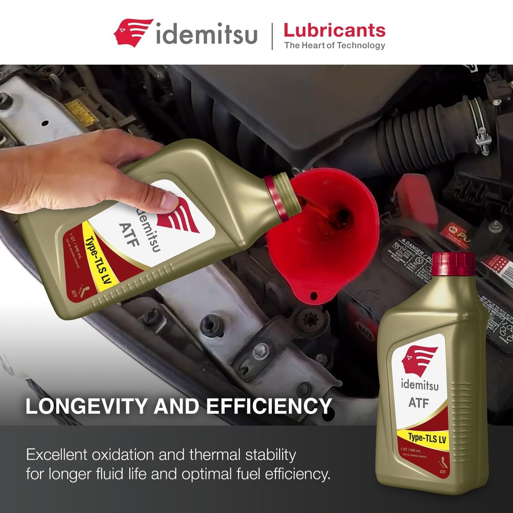 Idemitsu Type-TLS LV Full Synthetic Automatic Transmission Fluid 1 Qt (12 Pack)