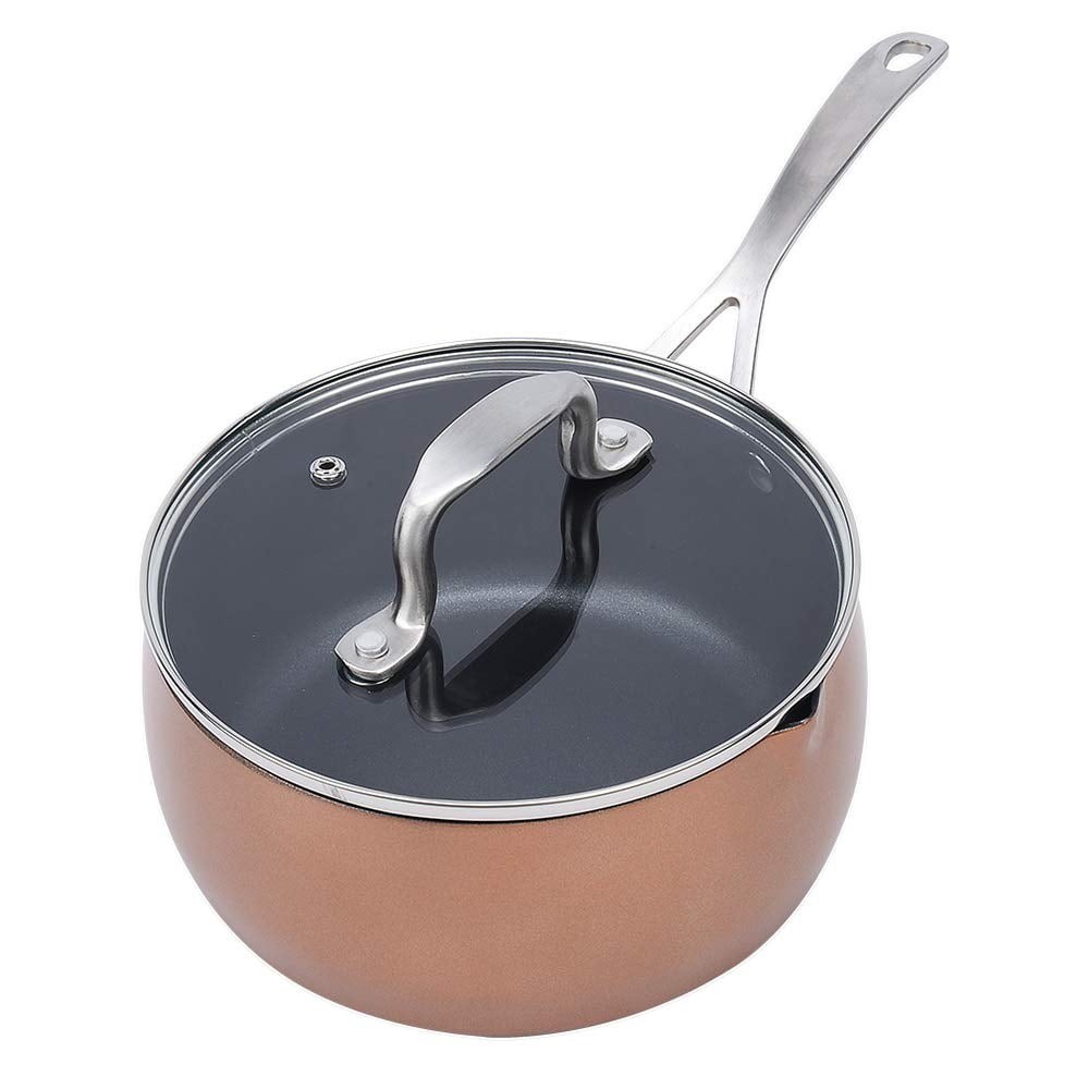 2-Quart Nonstick Saucepan with Glass Lid?Multi