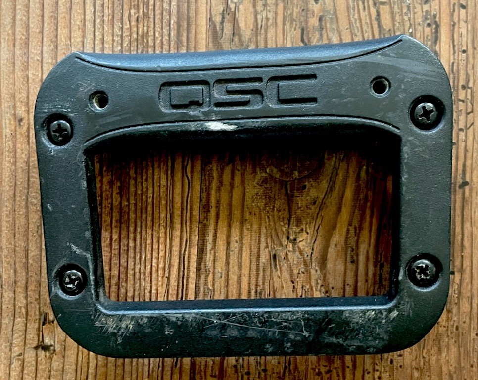 QSC K12.2 Handle With Keepers Attached