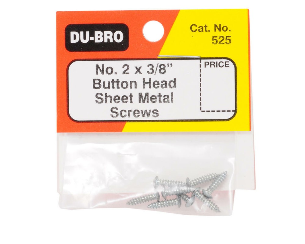 DuBro 2 x 3/8" Button Head Screws (8) [DUB525]