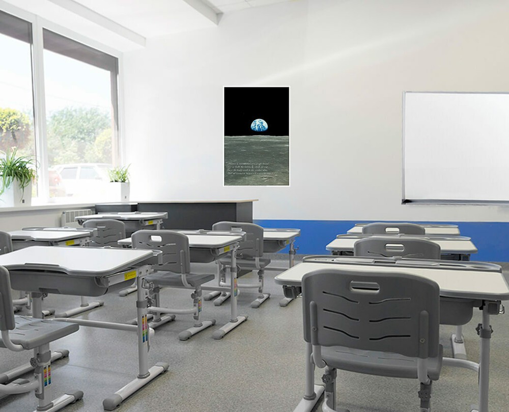 Earthrise Educational Poster 24x36