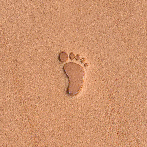 Hang Ten Foot Right E471-R Leather Stamp