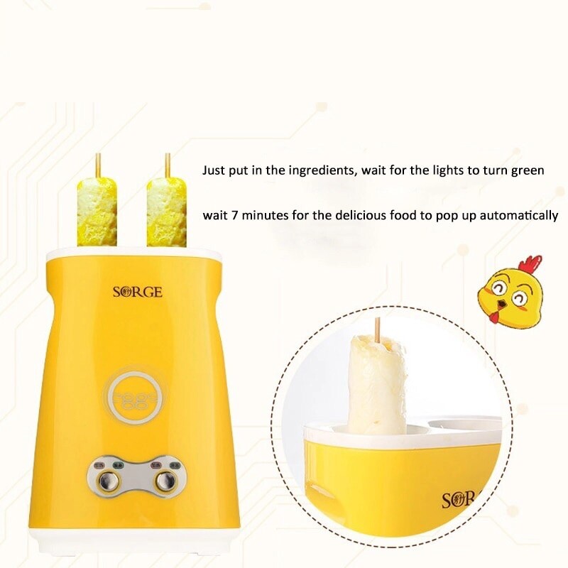 110V Household Electric Automatic rising double Hole Egg Roll Maker Omelette