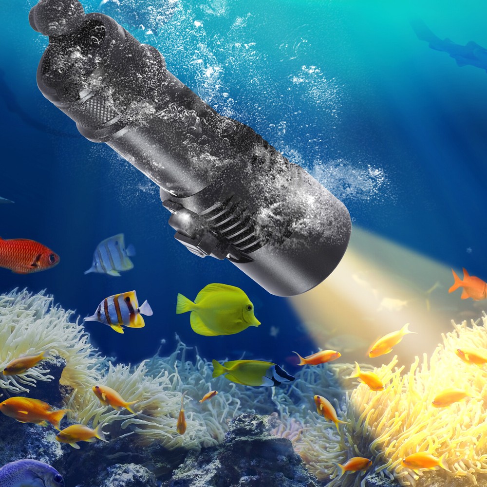 Dive Light, Compact Bright Diving Torch, Submersible Flashlight for divers