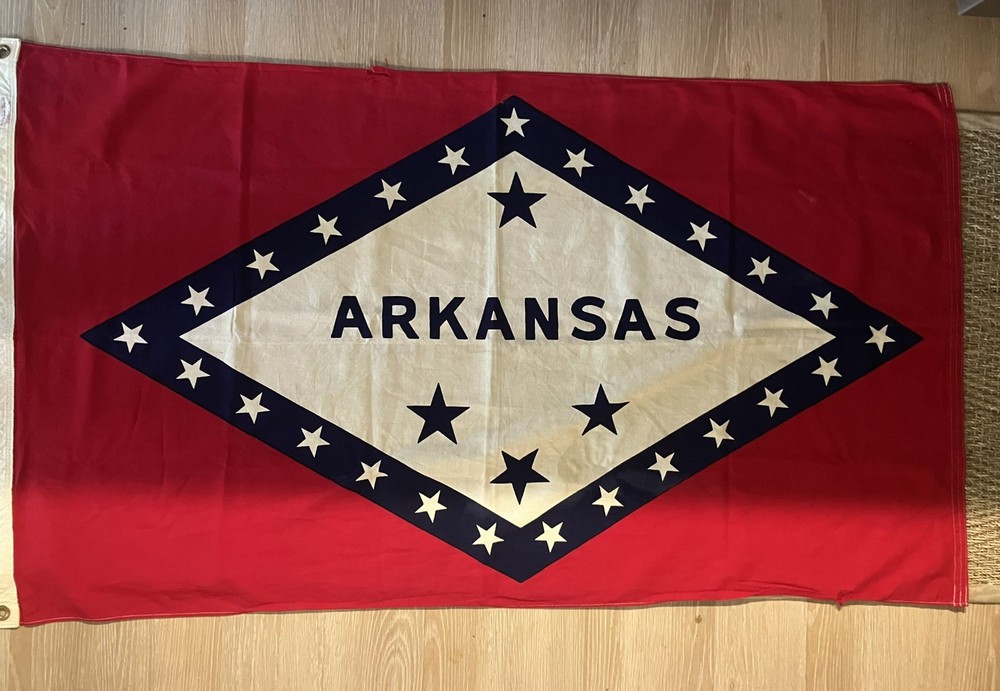 Vintage Arkansas 3x5 Flag. Forge Valley