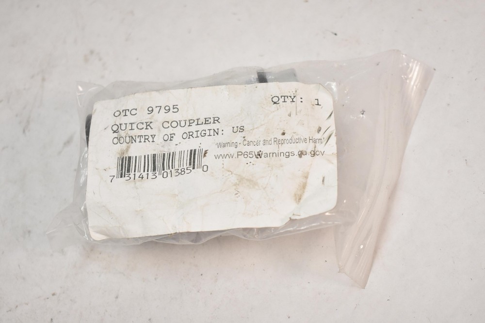 OTC 9795 Hydraulic Quick Coupler Socket Only 10K PSI Stainless Fitting Made USA