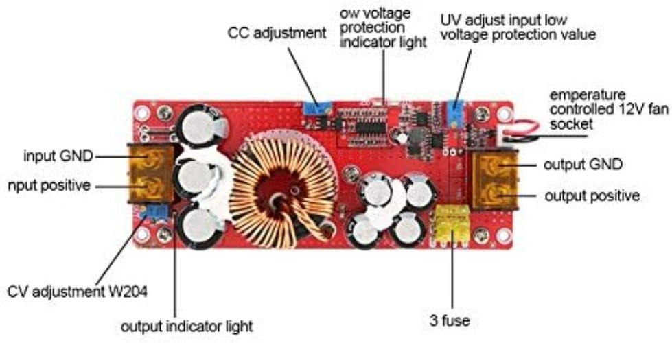 Smart Temperature Control DC Voltage Boost Converter for High Power Applications