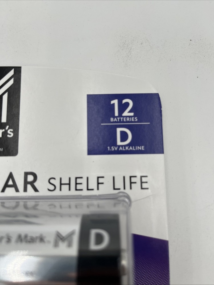 Members Mark Alkaline D Batteries (12 Pack)