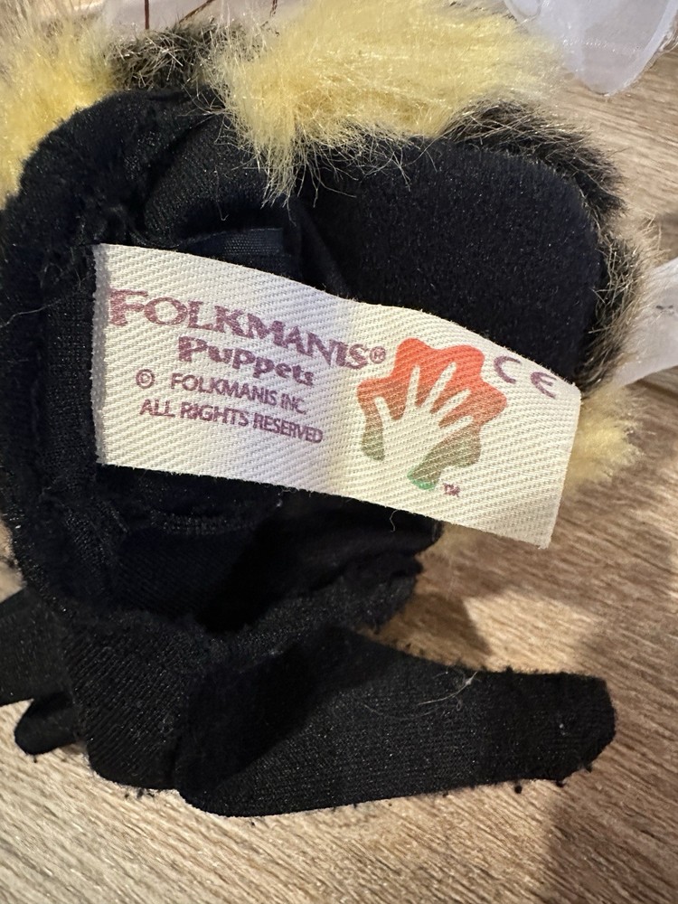 Folkmanis Honey Bee Hand Puppet 7”