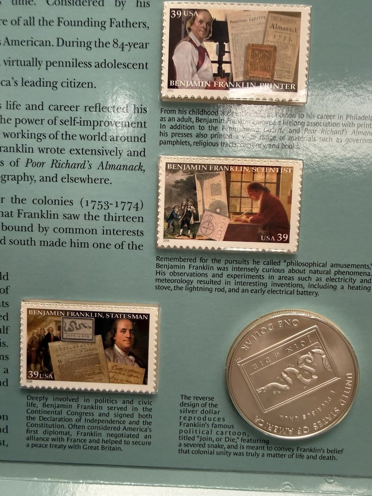 Benjamin Franklin Coin & Chronicles Set