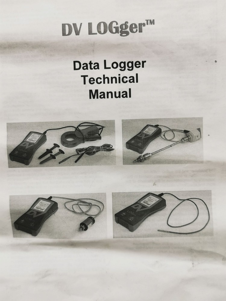 DV Logger Data Logger Pressure Recorder Kit Air Compressor System