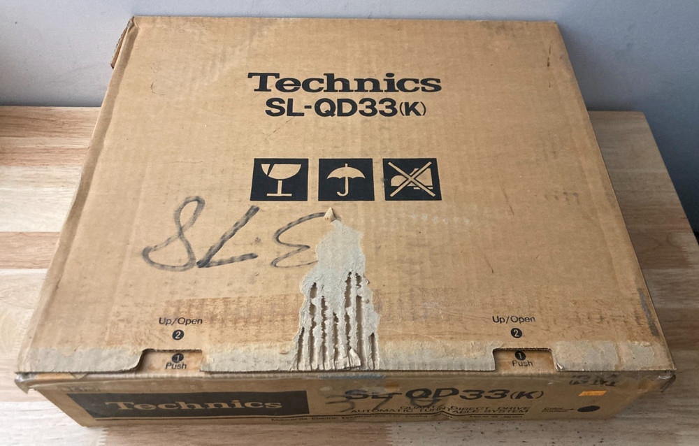 Technics SL-QD33(K) Black Turntable Unused (New Open Box)