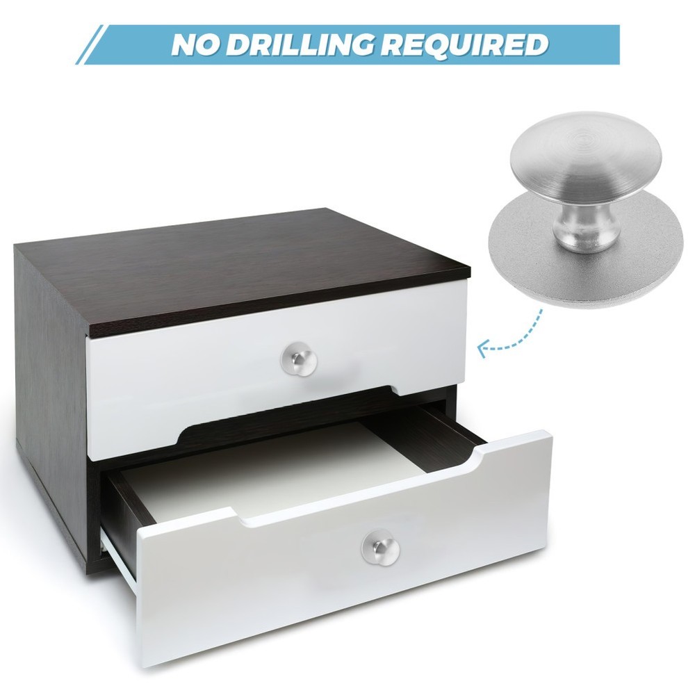 Removable Cabinet Handles Self Adhesive for Bathroom Drawer Pull Knob