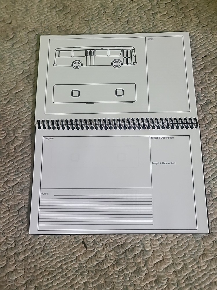 VooDoo Tactical Men's Marksman Data Book, Black