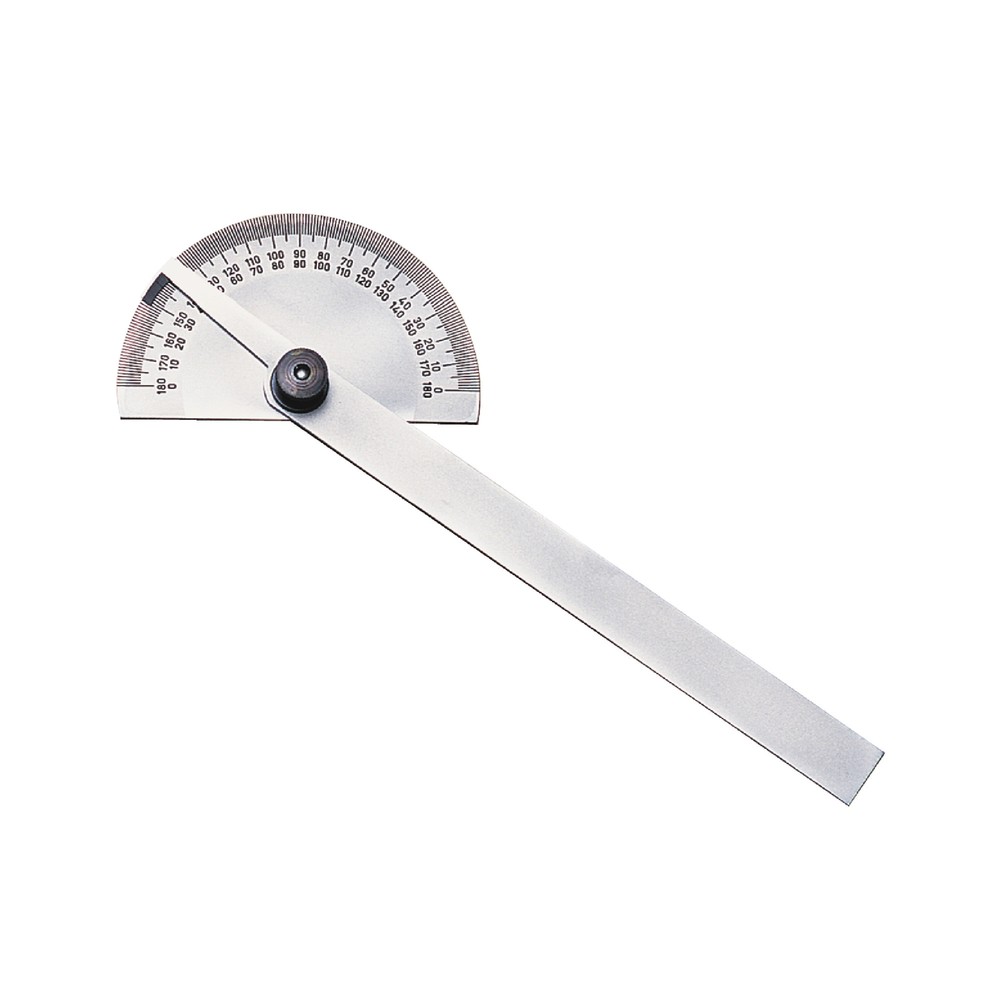 PEC 5180 0-180Deg  Semi-Circle Protractor w/6" Arm