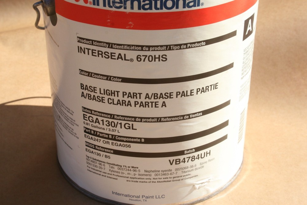 International Interseal 670HS Part A Epoxy 1GL - Base Light