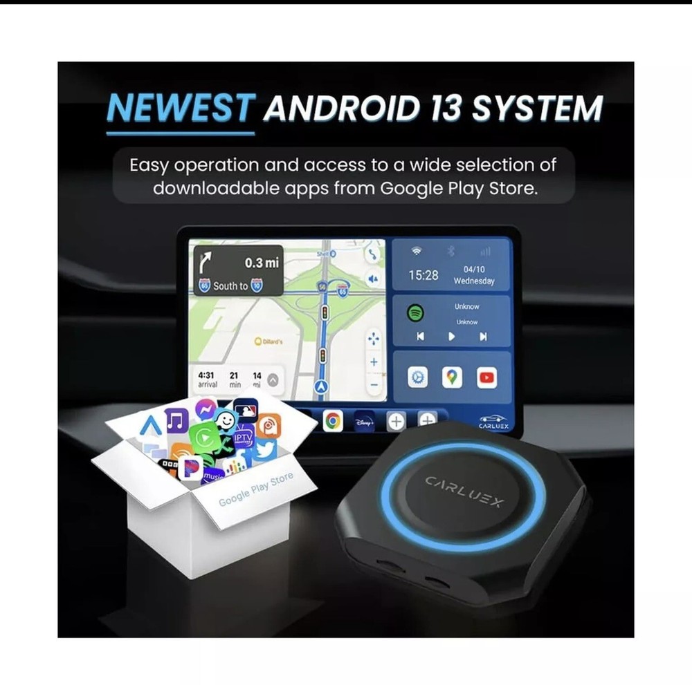 Pro + Wireless Car Play Android Auto Adopter 8 Core Android YouTube Netflix