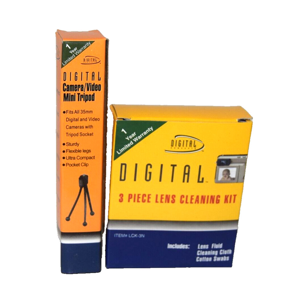 Digital Conceptions Mini Tripod & Cleaning Kit