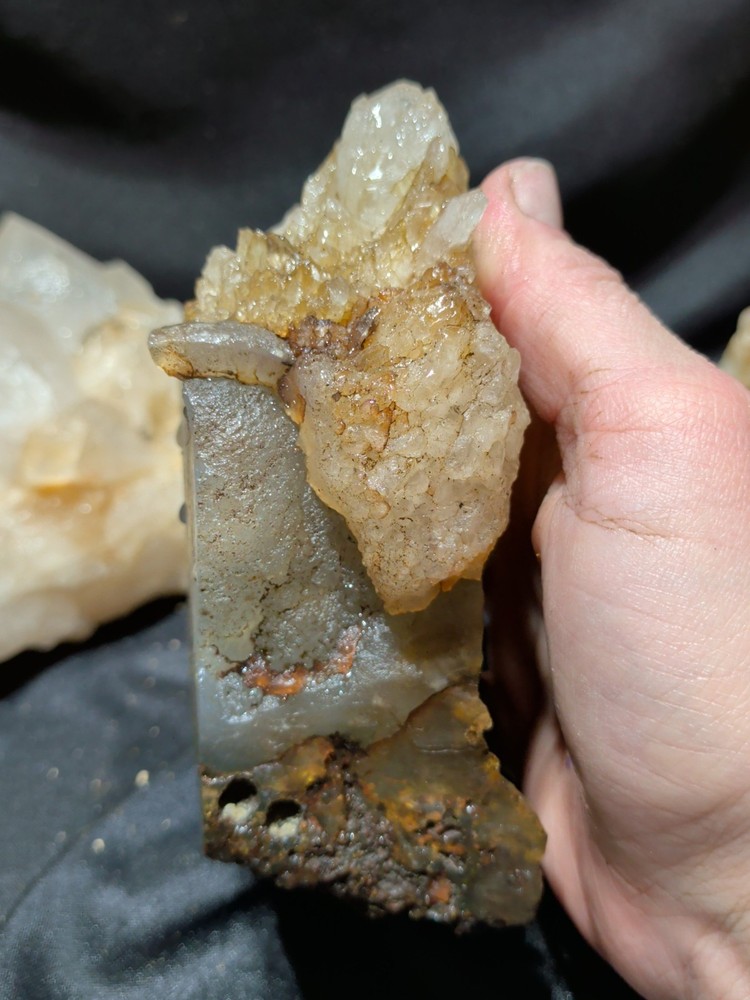Moss Agate Crystalized Specimen Unpolished (1lb 13oz)