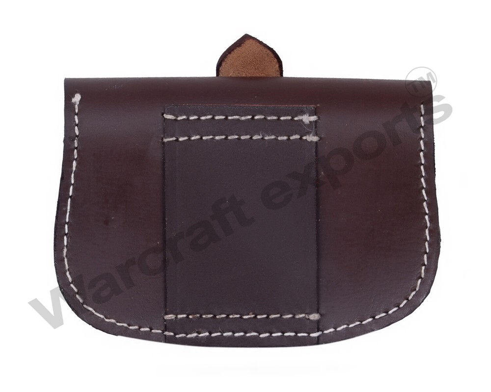 Army British WWII Sam Pouch For Sam Browne Belt - Dark Brown