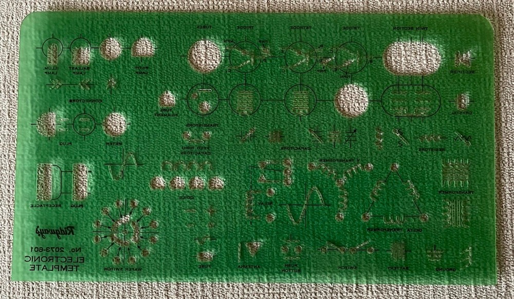 Ridgway's No. 2073-601 Electronic Template