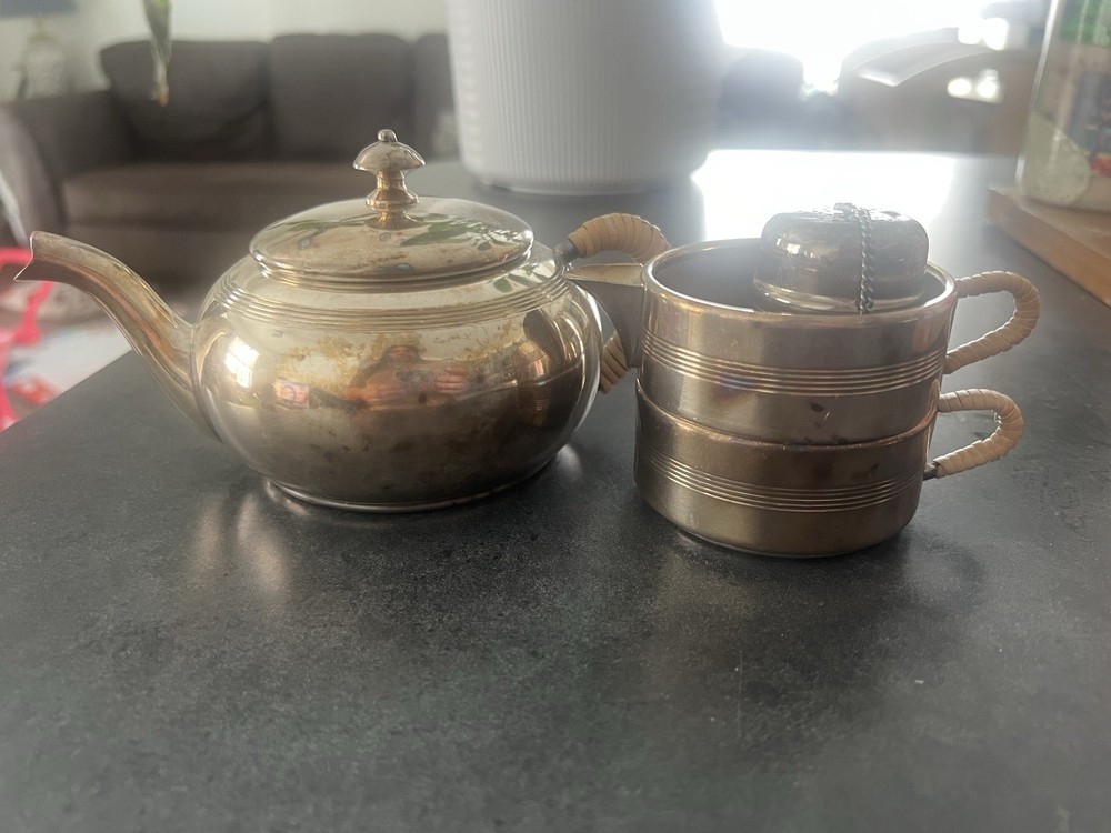 Antique Silver Plated Tea Set