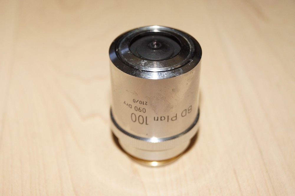 Nikon BD Plan 100 40 10 Microscope Objective Set of 3 Japan