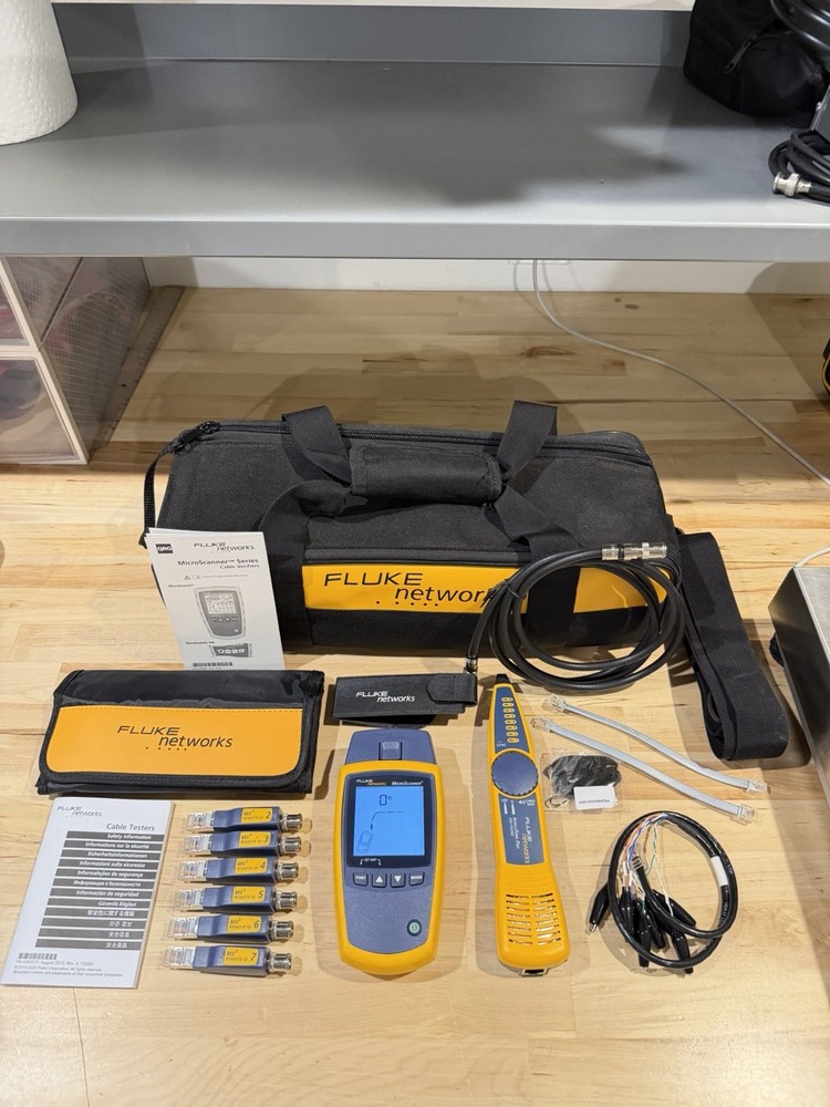 FLUKE NETWORKS MS2-KIT MICROSCANNER 2 & INTELLITONE PRO200 CABLE TEST KIT