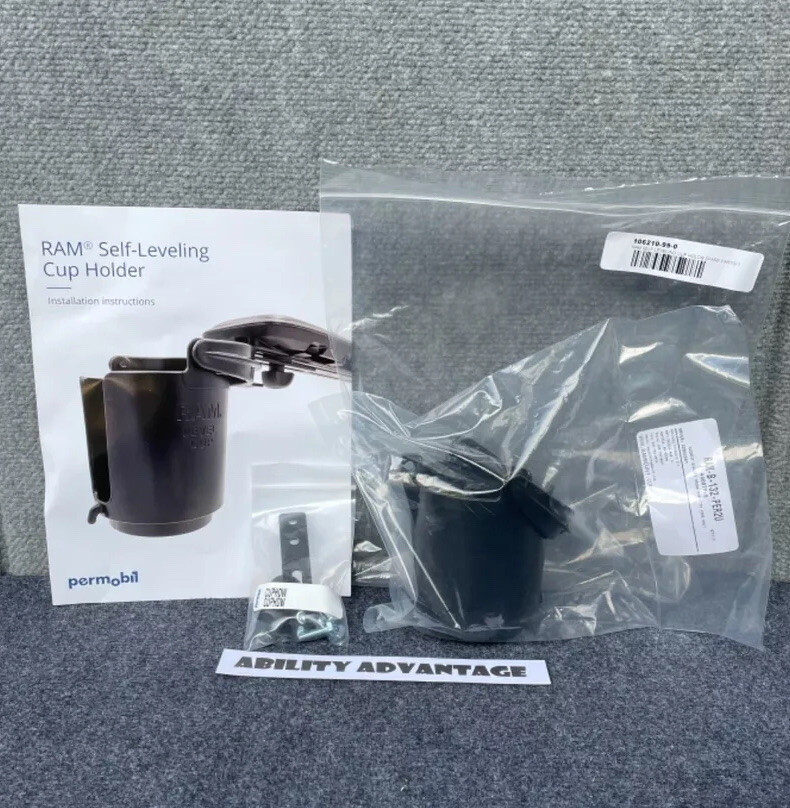Permobil SELF LEVELING CUP HOLDER. Ships Priority !