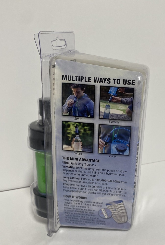 Sawyer Mini Water Filtration System SP128 Outdoors /Read