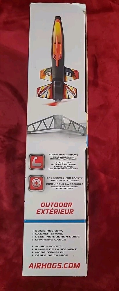 Air Hogs Sonic Rocket 200' High Flying Motorized 3 Power Modes Spin Master NEW