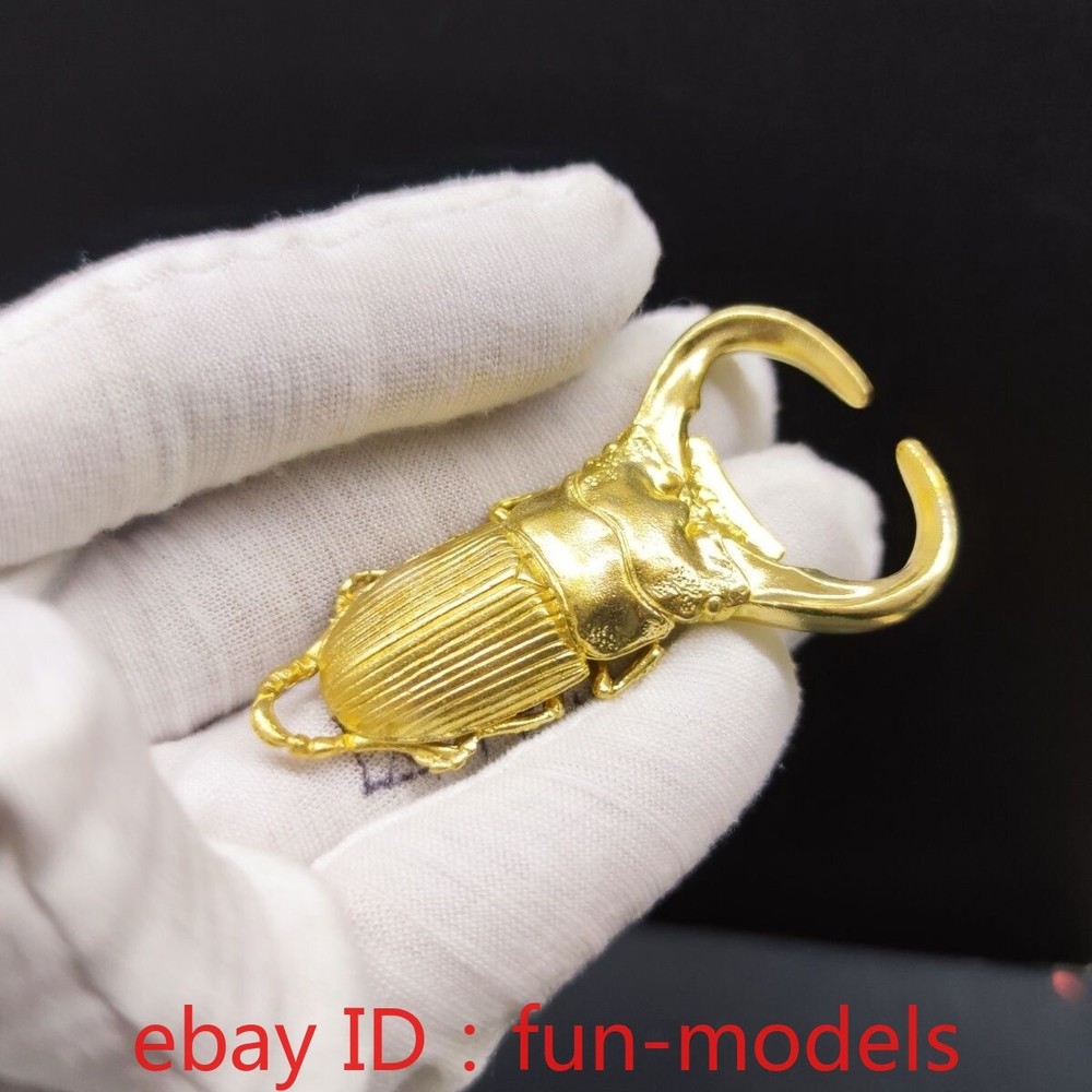 2.5"Handmade Solid Brass Beer Driver Bottle Opener Beetle Keychain Spade Beetle