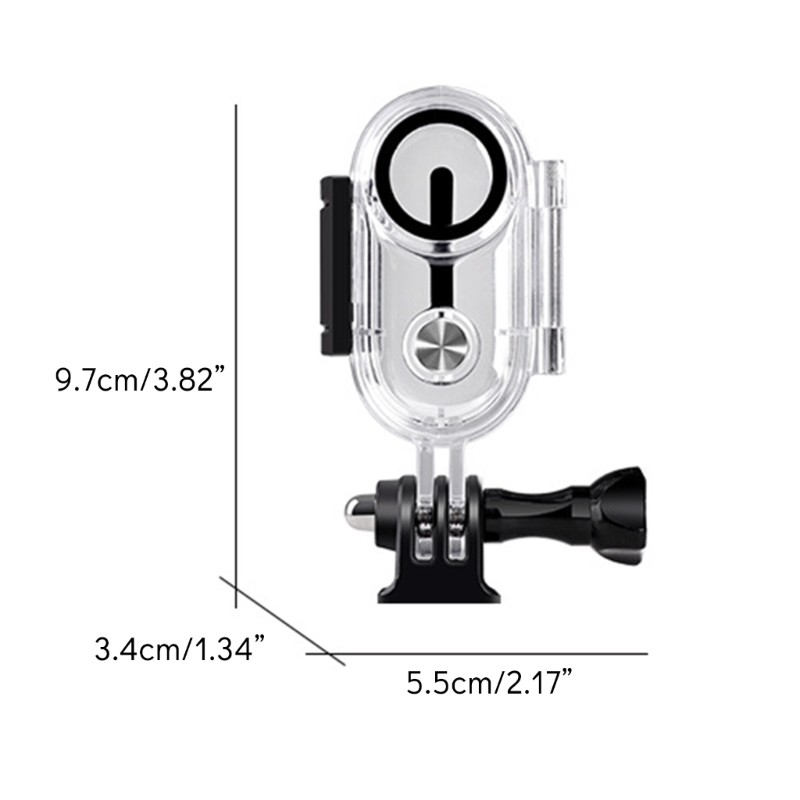 Waterproof Housing Case Underwater Diving Protective Shell For 360 GO 3 Camera