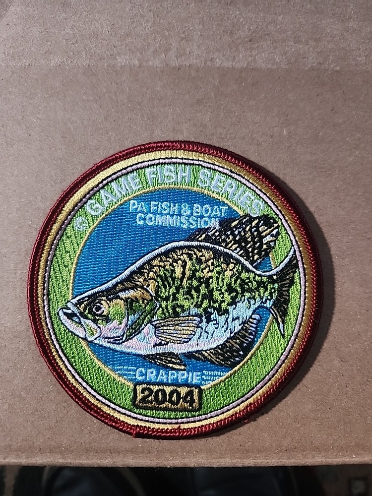 4" 2004 Crappie Game Commission Fish Series Patch